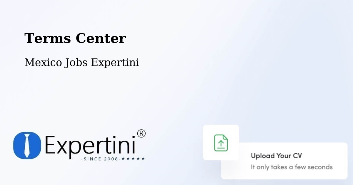 Terms of Service – Pozos - Mexico Jobs Expertini